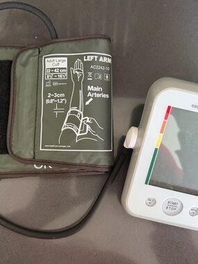 Digital Blood Pressure Monitor with Olive Green Cuff